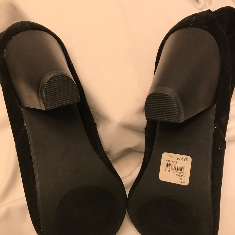 Lane Bryant Black Boots Size 10W